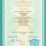 Specialists diploma